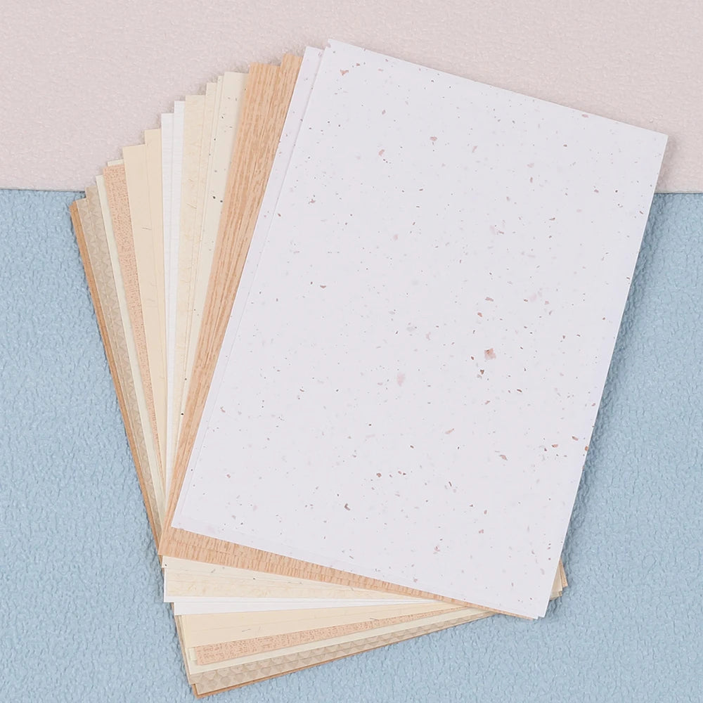 20Pcs Textured Scrapbook Paper Mixed Special Craft Paper for DIY Scrapbooking Art Crafts Junk Journalling Zpaxo 20Pcs