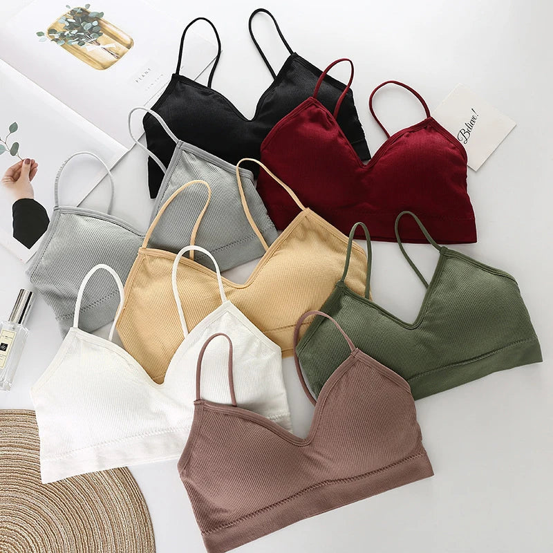 Women Sports Sexy Bras Quick Dry Elastic Padded Gym Running Skeep