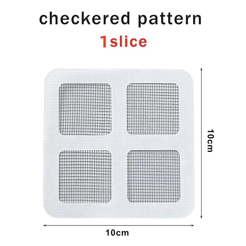 Window Screen Repair Tape Self Adhesive Mesh Tape Door Window Net Broken Holes Repairing Fix Patch Anti Insect Mosquito Zpaxo 1PCS-Slice
