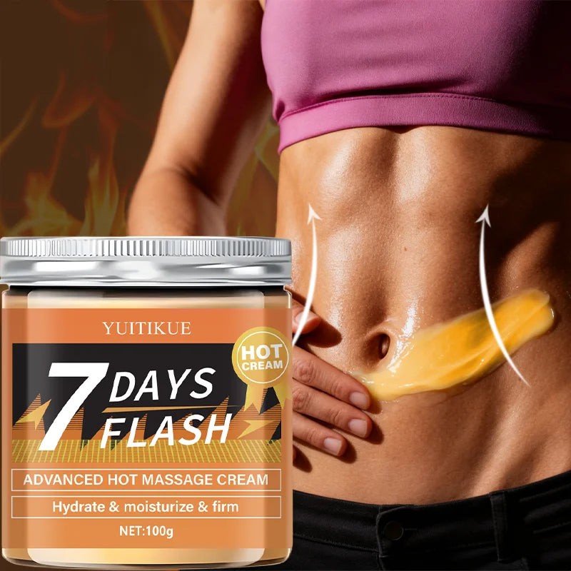 YUITIKUE 7-Day Hot Sculpting Cream 100g | Firms & Moisturizes Body Sculpting Cream Zpaxo