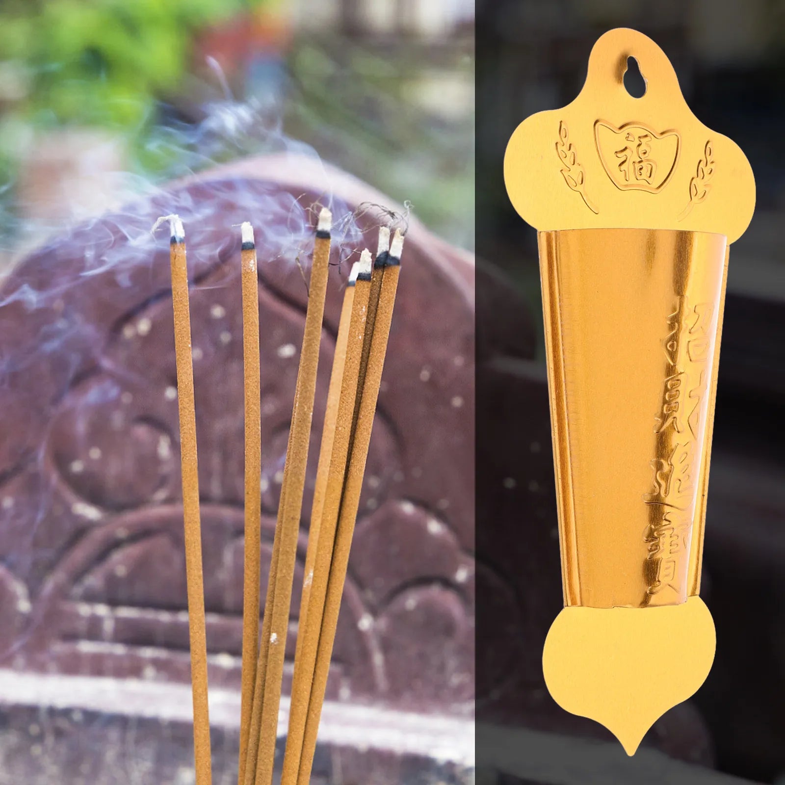 Premium Wall Mounted Incense Burner Stainless Steel Hanging Censer