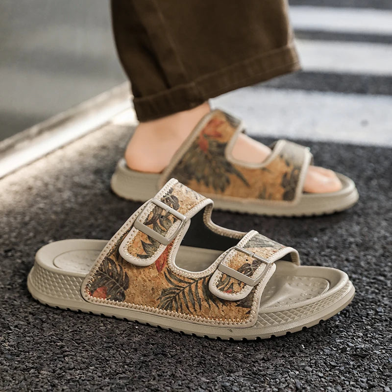 Men's Slippers Comfortable Lightweight Soft Sole Casual Slides Indoor