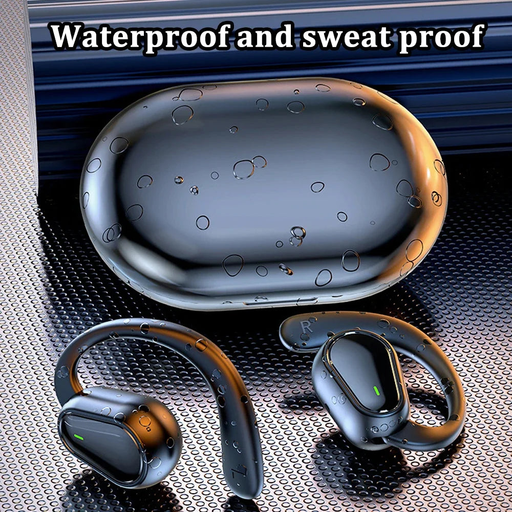 KEBIDUMEI Open-ear Bluetooth 5 3 Earphones Ear Hook Headphones Hifi