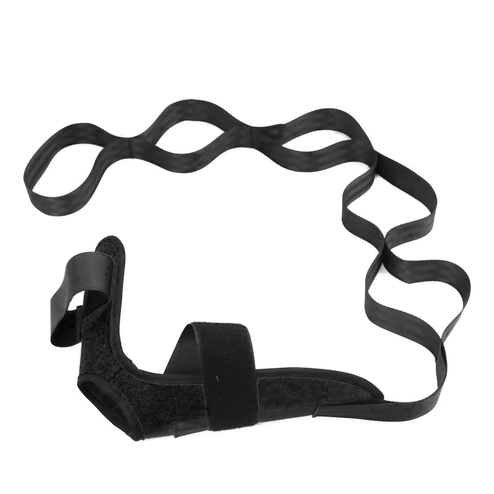 Yoga Leg Stretcher Strap – Ballet, Dance & Gymnastics Flex Belt Yoga Stretch Strap Zpaxo black