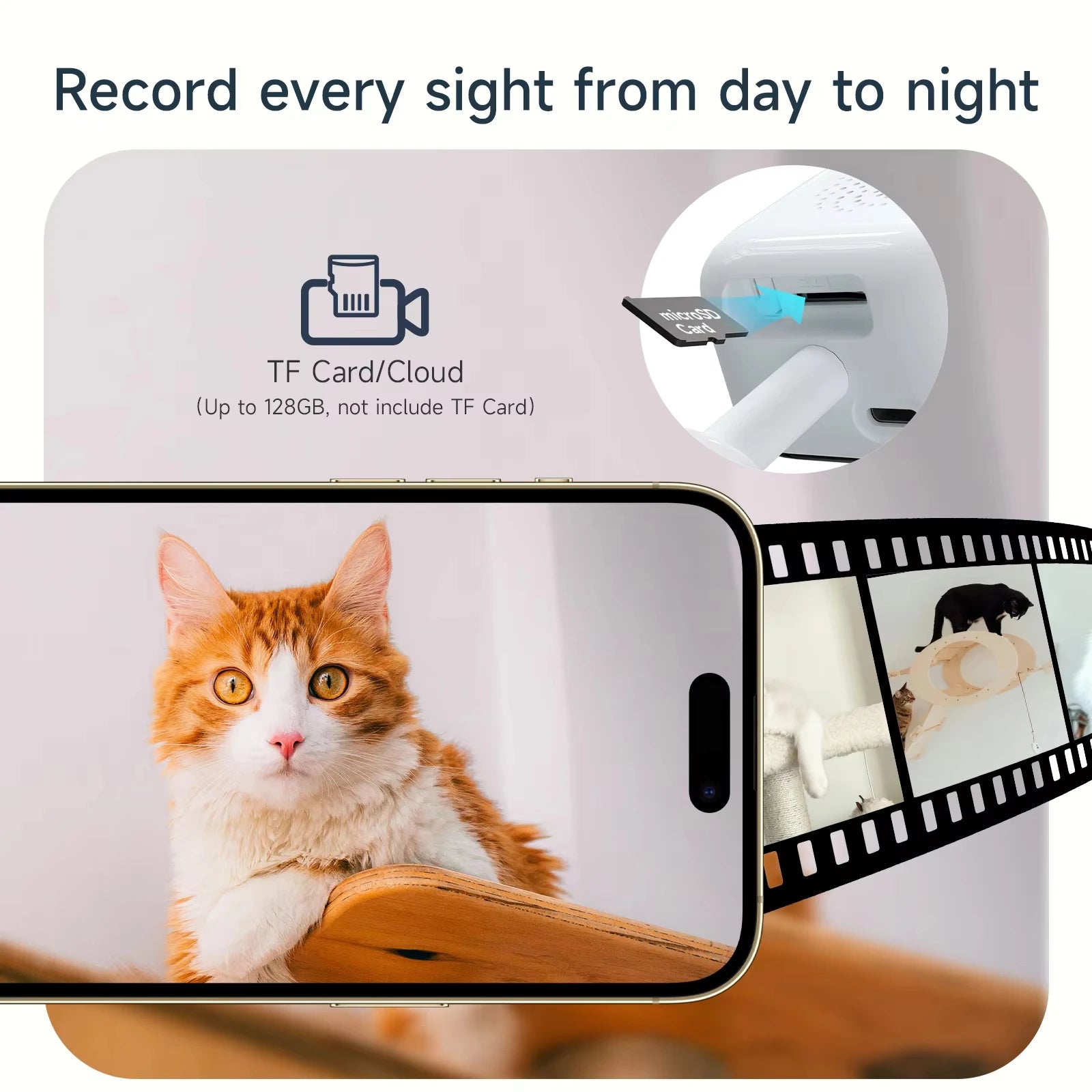 Window Camera Replaces Outdoor Cameras 2 4 5GHz Wifi 3MP Resolution