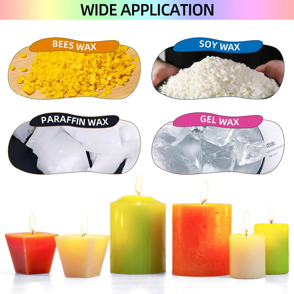 Candle Dye Wax Color Chips – 16 Colors x 5g | Soy & Paraffin Candle Making Dye Zpaxo