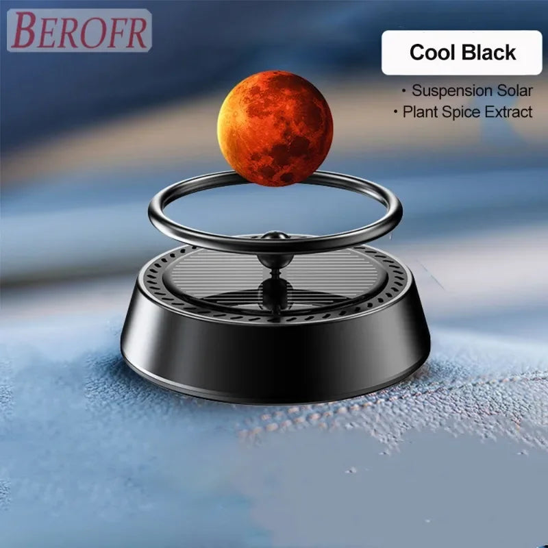Solar Energy Car Air Freshener Galaxy Planet Earth Mars Aromatherapy Diffusing Ornament Interior Perfume Creative Decoration Zpaxo
