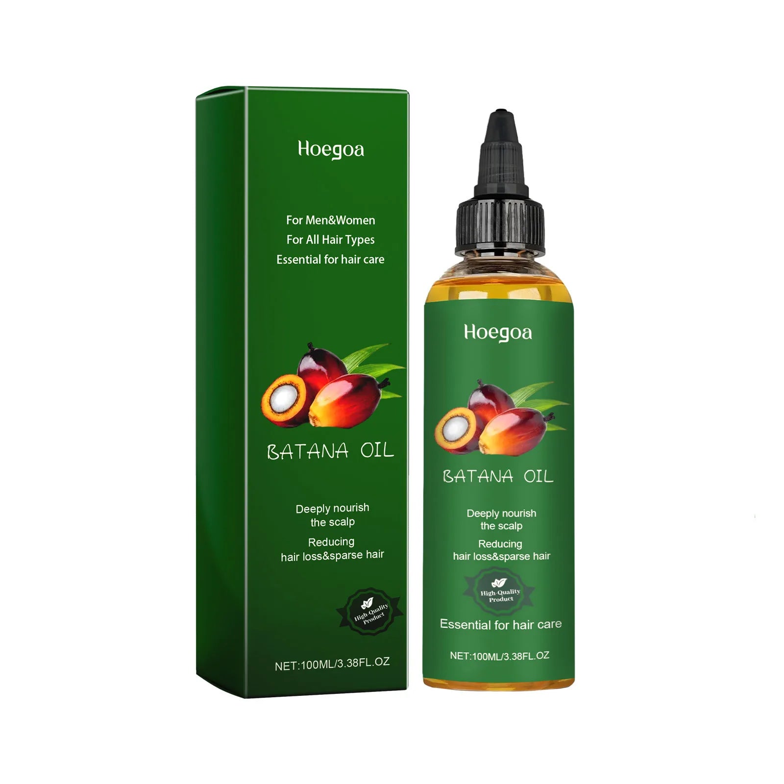 HOEGOA Hair Growth Oil – Scalp Nourishing & Frizz Control Hair Growth Oil Zpaxo 100ml boxed