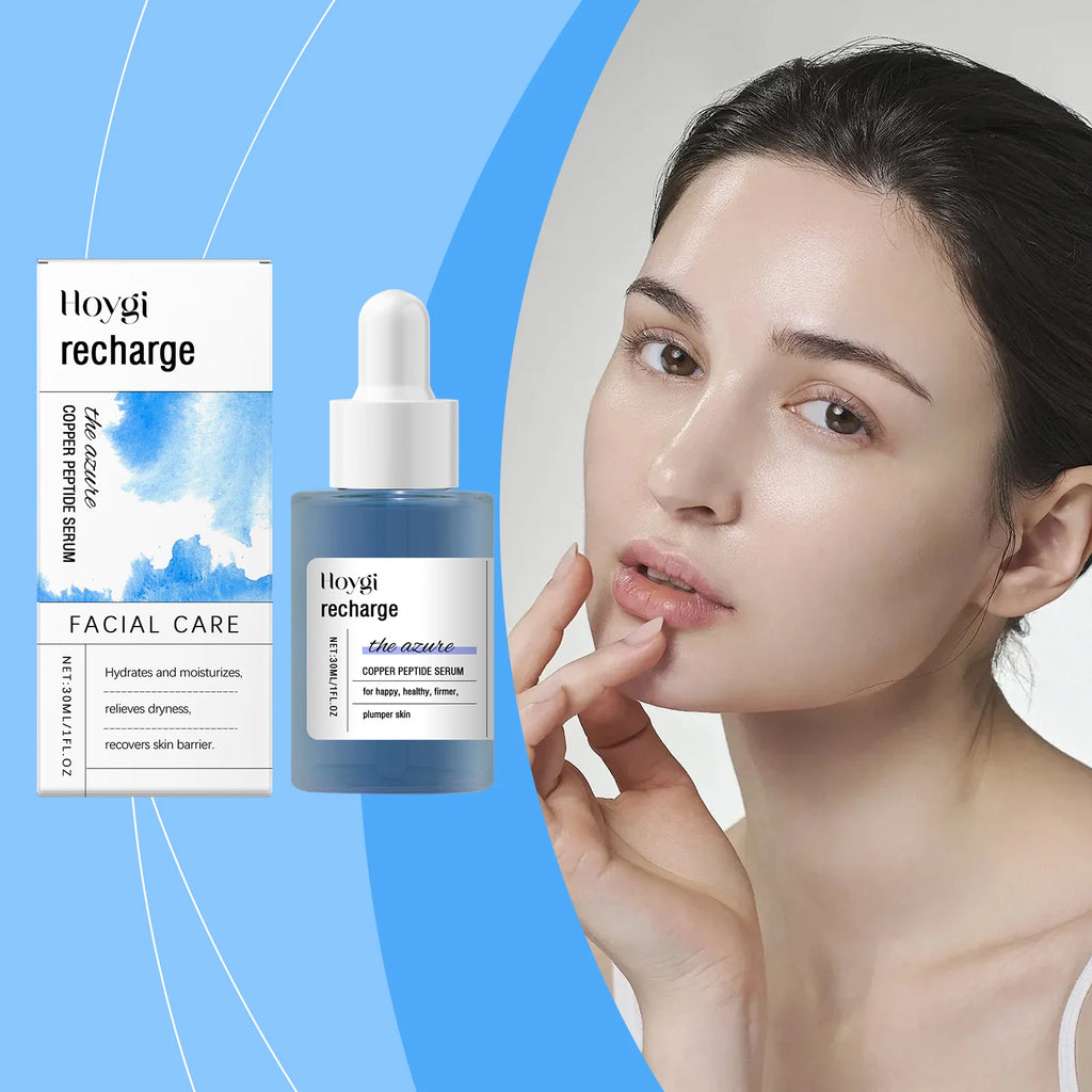 Blue Copper Peptides Collagen Serum – Anti-Aging & Firming Anti-Aging Face Serum Zpaxo