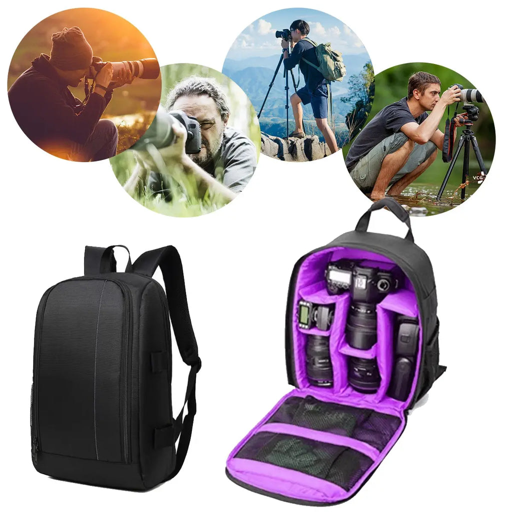 Outdoor Camera Backpack Video Digital Shoulder Bag Waterproof Photo