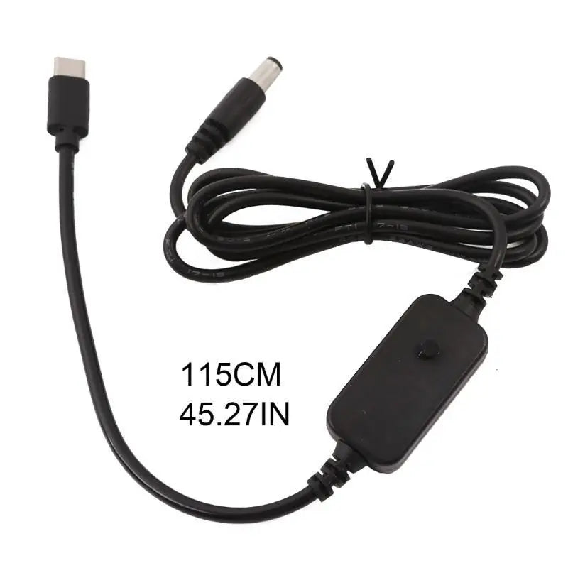 652F Universal USB C 4 0x1 5V 9V 12V 15V 20V Power Supply Cable Zpaxo