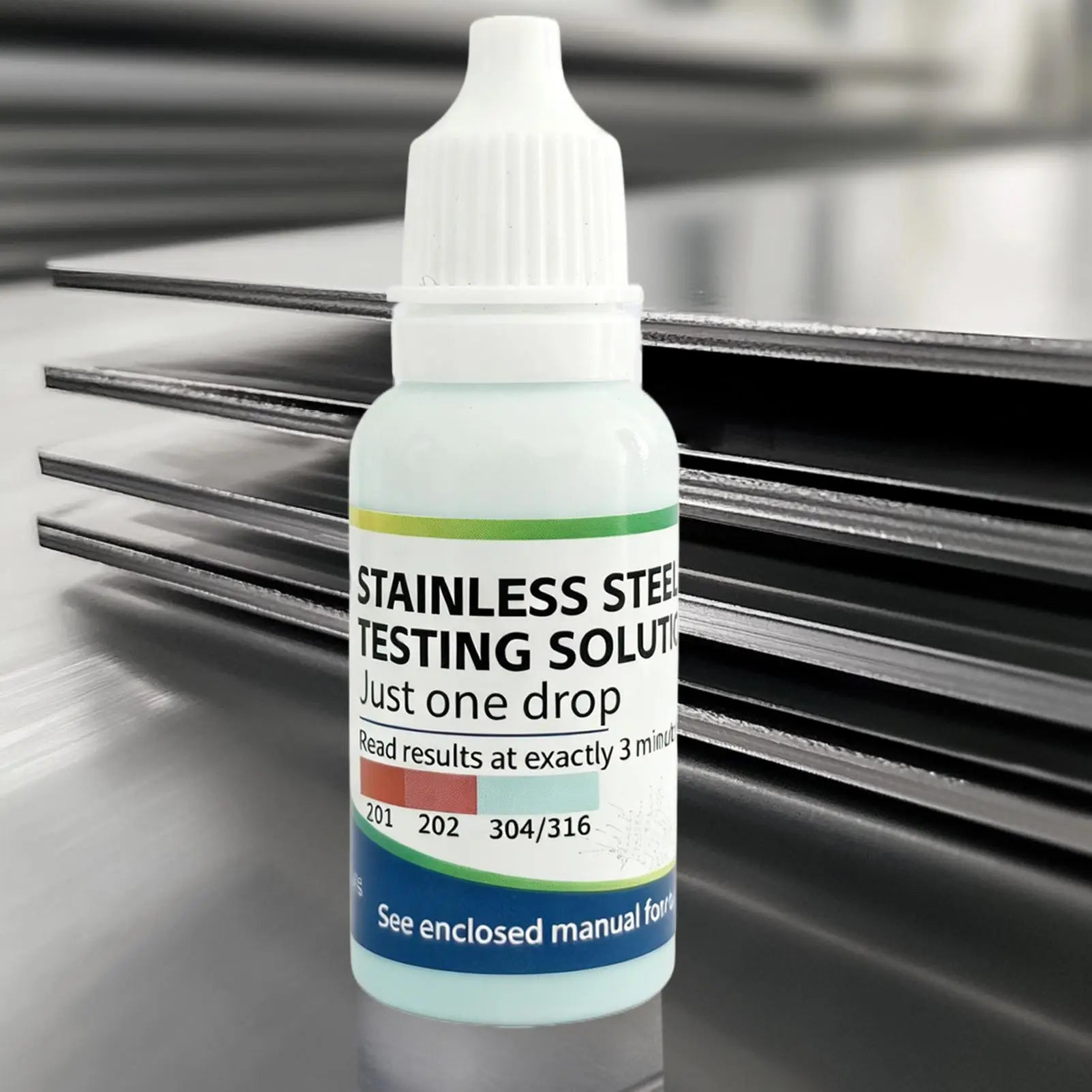 Stainless Steel Test Liquid Portable Manganese Detection Reagent 304