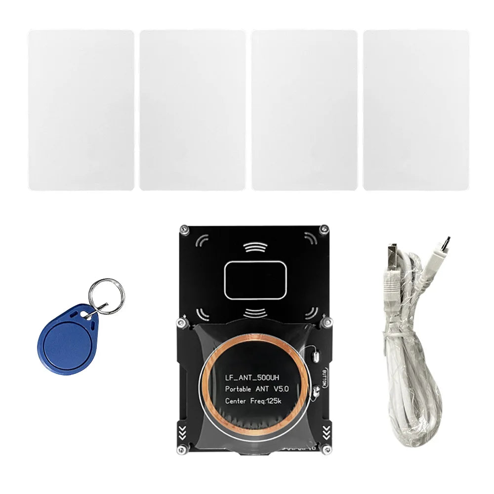 Proxmark3 512M Easy RFID NFC Reader Writer IC ID Card Duplicator Zpaxo black set