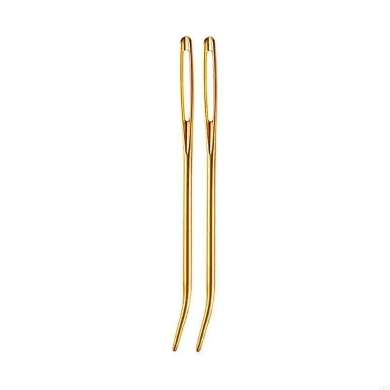 20x Large Eye Curved Needle Sewing Easy Threa Stitching
