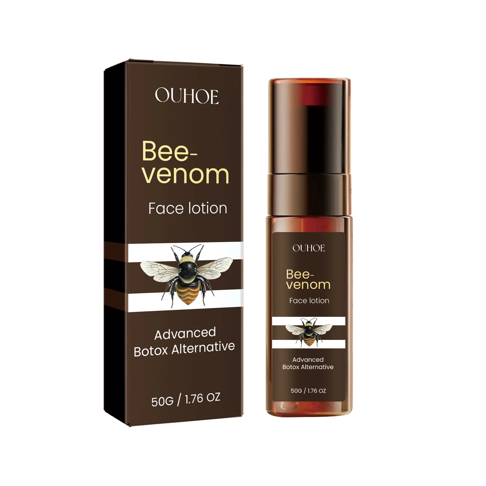 Bee Venom Face Cream 50g Firming Moisturizer for Face Neck Eyes Reduce Fine Lines Wrinkles Anti Aging Hydration with Panthenol Zpaxo 1PC