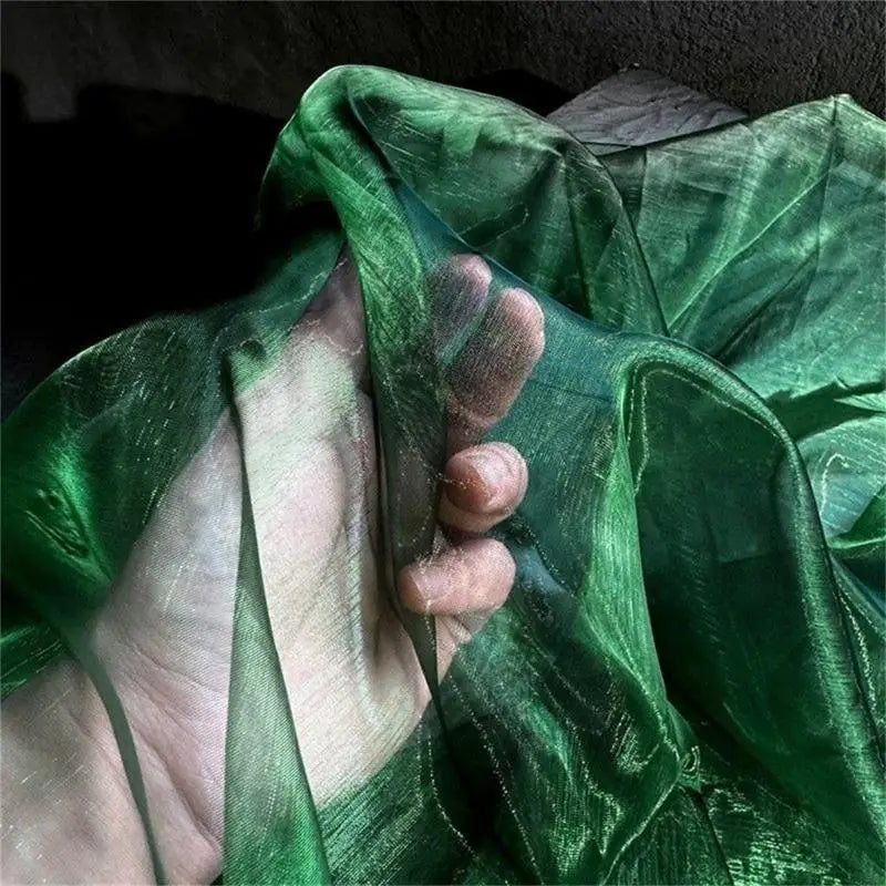 Portable Glitters Organza Materials Dance Costume Making