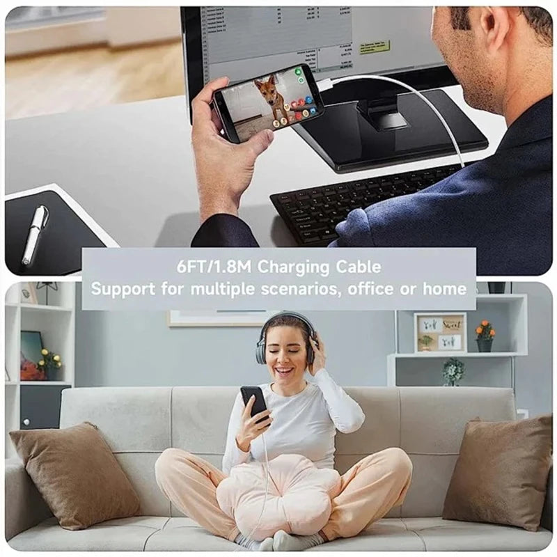 QCMAX 1-3PCS 10A 100W Type C Super Fast Charging Cable Data Cord For Huawei OPPO vivo iQoo Quick Charing USB C Cables Zpaxo
