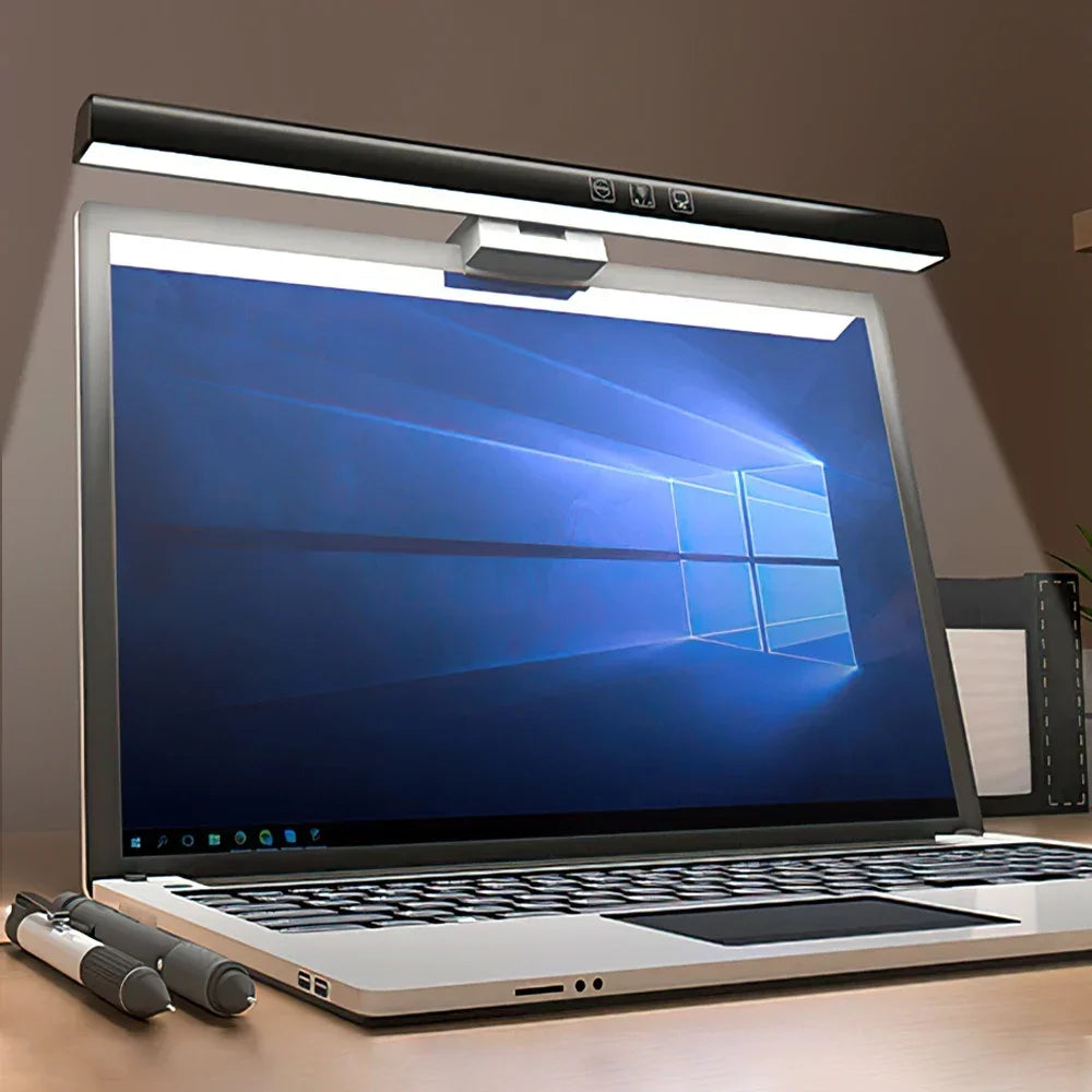 2-Pack 33cm LED Monitor Light Bar – USB Dimmable Desk Lamp