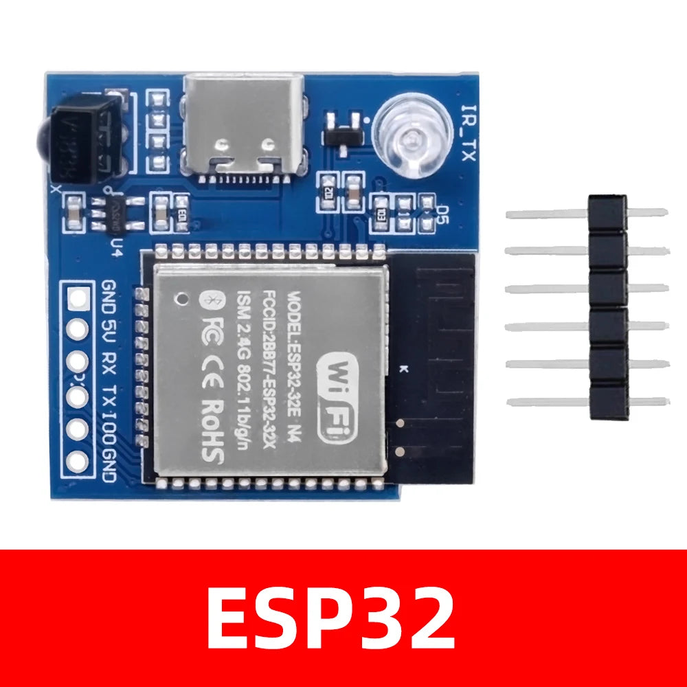 ESP8266 Infrared Emission Reception NEC Command WIFI Transmission Zpaxo ESP32 Module
