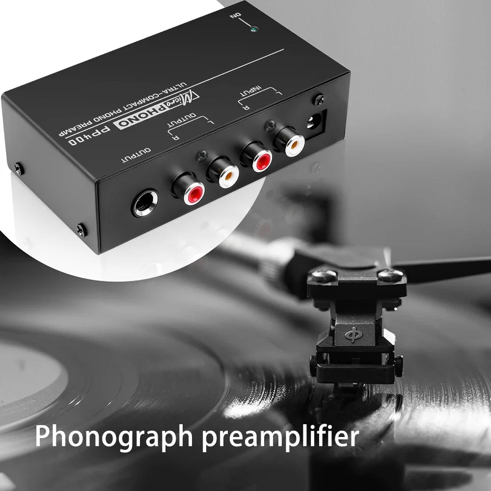 PP400 Ultra-compact Phono Preamp Preamplifier Home Mini Audio