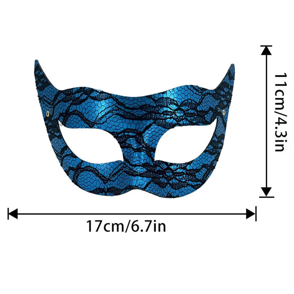 PVC Princess Half-Face Masquerade Mask – Halloween & Carnival