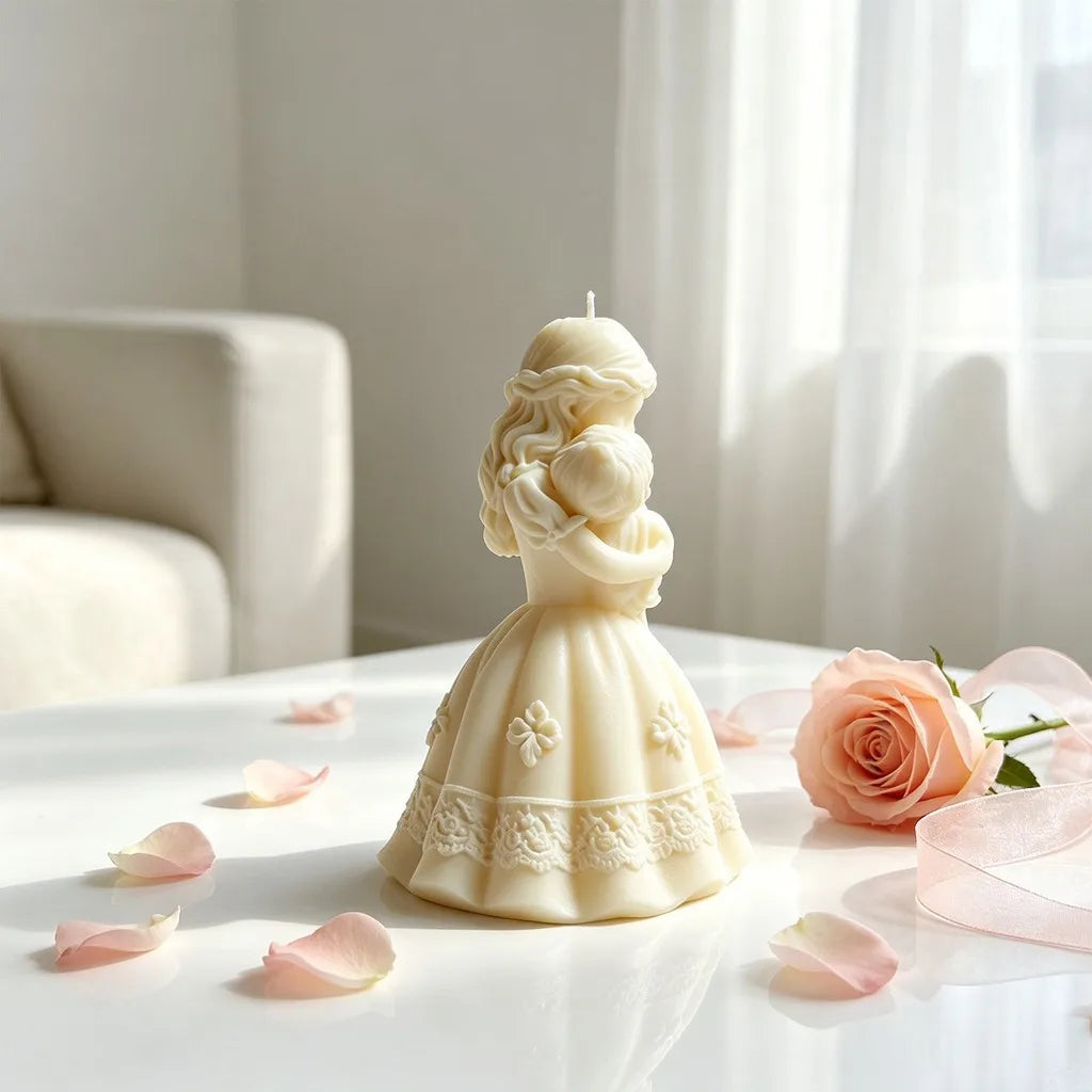 3D Mother & Baby Silicone Mold – Candle Soap Plaster DIY Craft Silicone Craft Mold Zpaxo