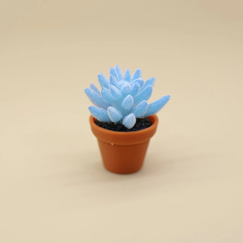 Simulation Mini Potted Plants Model Dollhouse Bonsai Decoration Micro Zpaxo