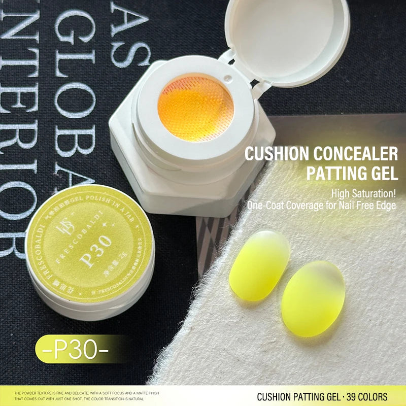 Gradient Nail Air Cushion Patting Gel High Gloss Ombre Patting Gel Polish Blush Blooming Aura Manicure UV Nail Polish Salon Tool Zpaxo P30