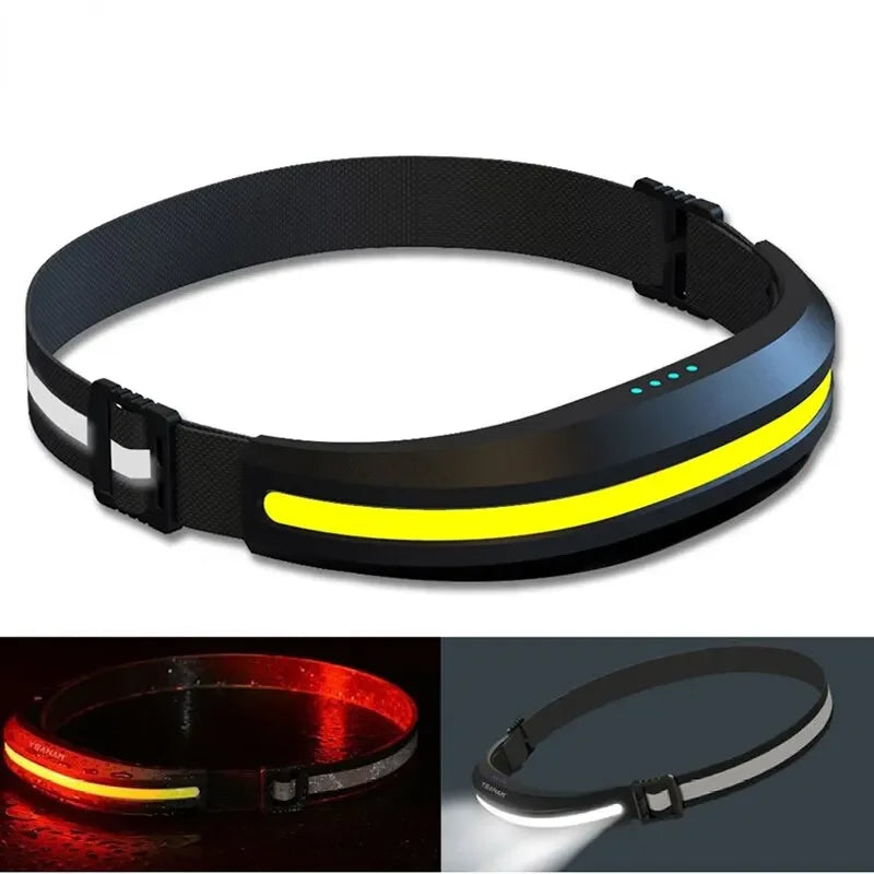 ESMARTER COB LED Headlamp – Rechargeable, Waterproof, 4 Modes