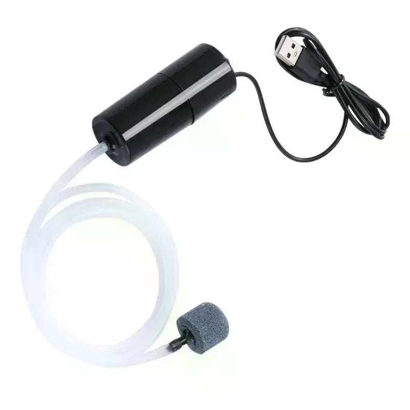 Silent Oxygenator Small Oxygen Pump Portable Mini USB Charging Fish Zpaxo