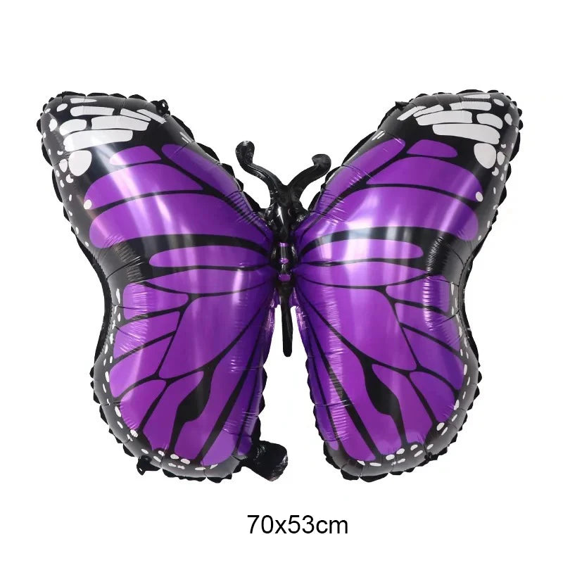 Large Butterfly Aluminum Foil Balloons Helium Air Globos Birthday