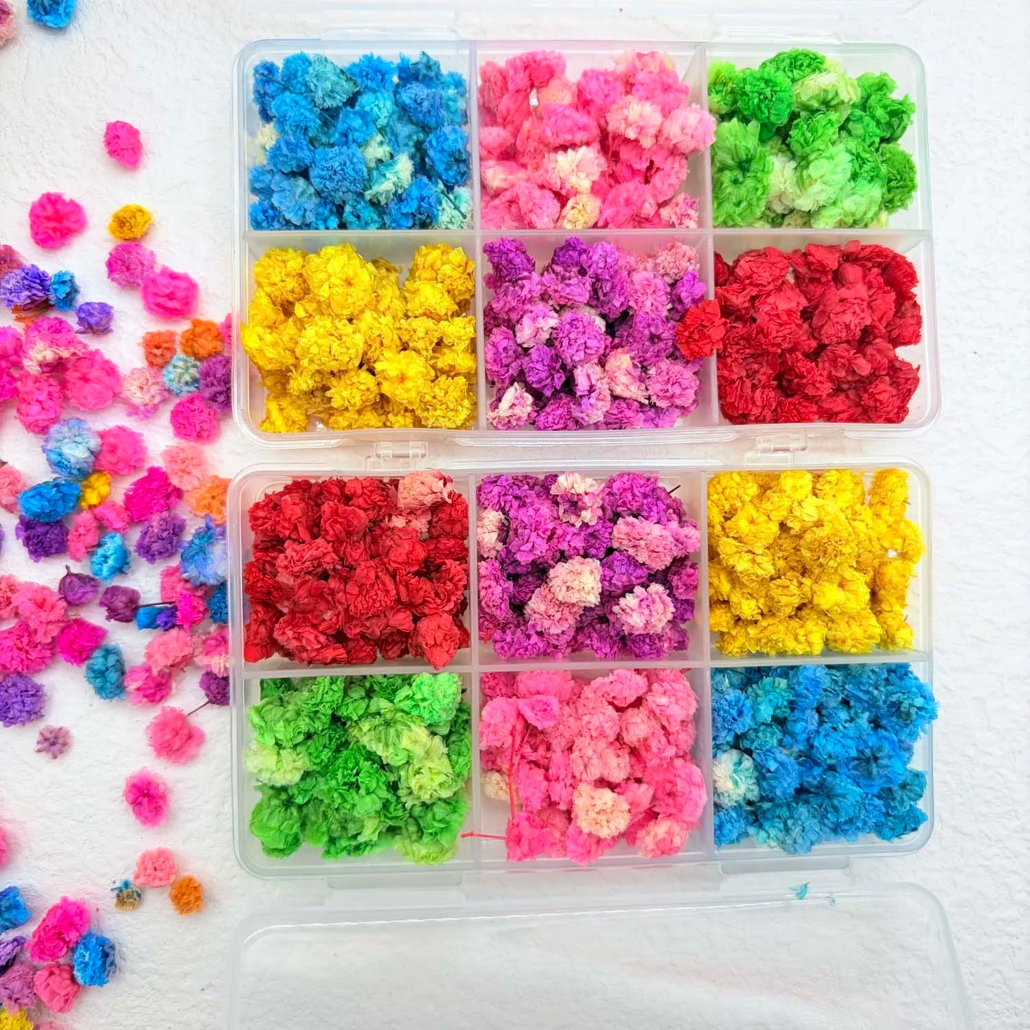 1 box Small Dried Flowers for Resin Crafts Candle Soap Making Nail Art DIY Jewellery Gift Home Decoration Zpaxo