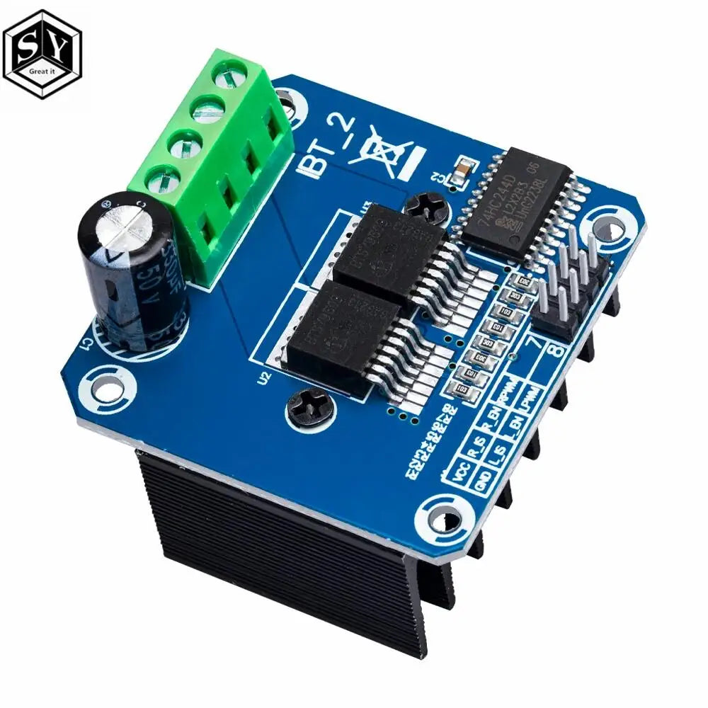 43A Dual H-bridge BTS7960 Motor Driver Module Current Detection Zpaxo BTS7960