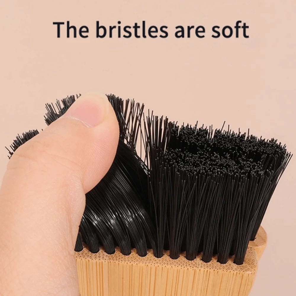 Bamboo Hair Dye Brush Wide Bristles Solid Wood Handle Salon Coloring Zpaxo