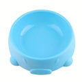 Dog Bowls Food Water Pet Dish Non-slip Base Cute Candy Plastic Feeder