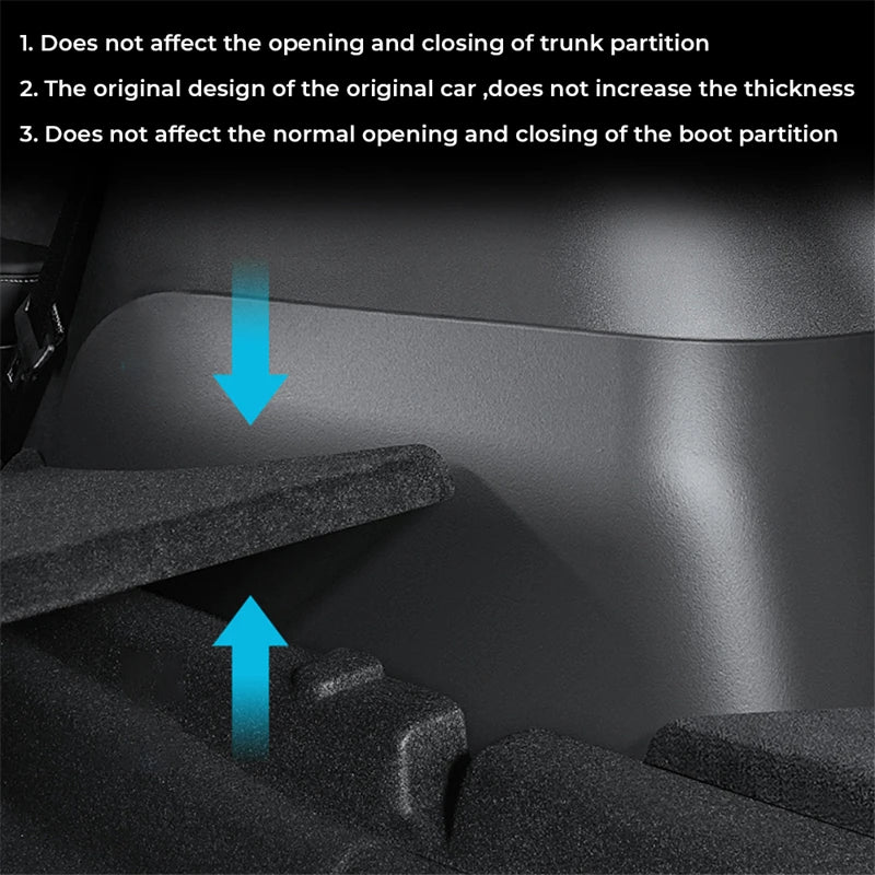 Tesla Model Y Rear Trunk Side Guards TPE Corner Protectors