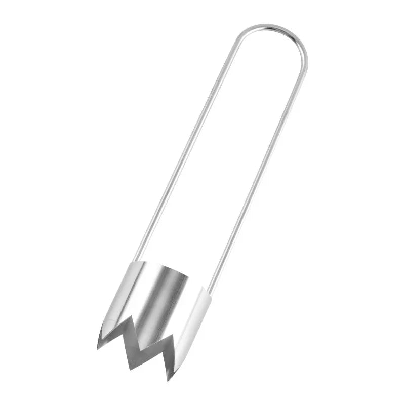 1pc Stainless Steel Fruit & Vegetable Corer Red Pepper Seed Remover Universal Kitchen Gadget for Apple Pear Tomato Pepper Zpaxo 1pc