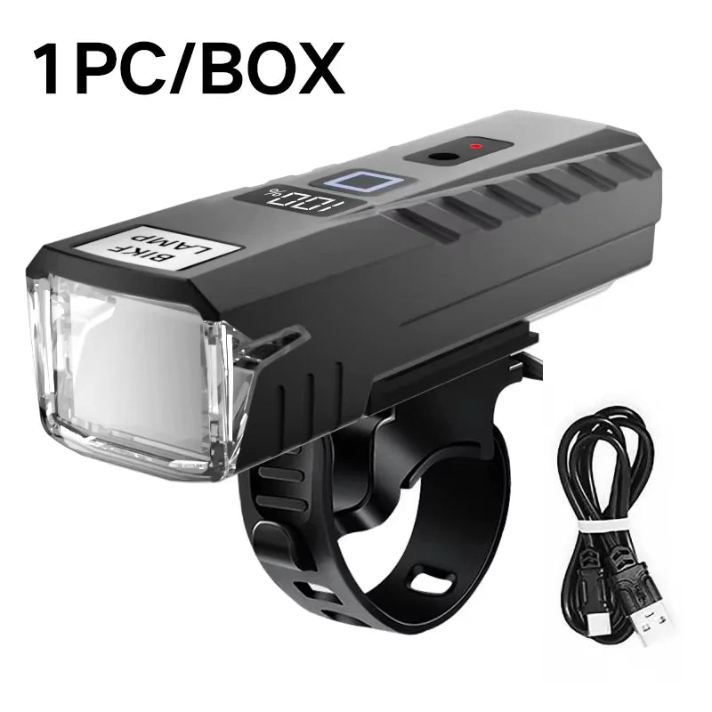 USB Rechargeable Bike Light Auto Sensing Headlight Night Riding Zpaxo 1pc