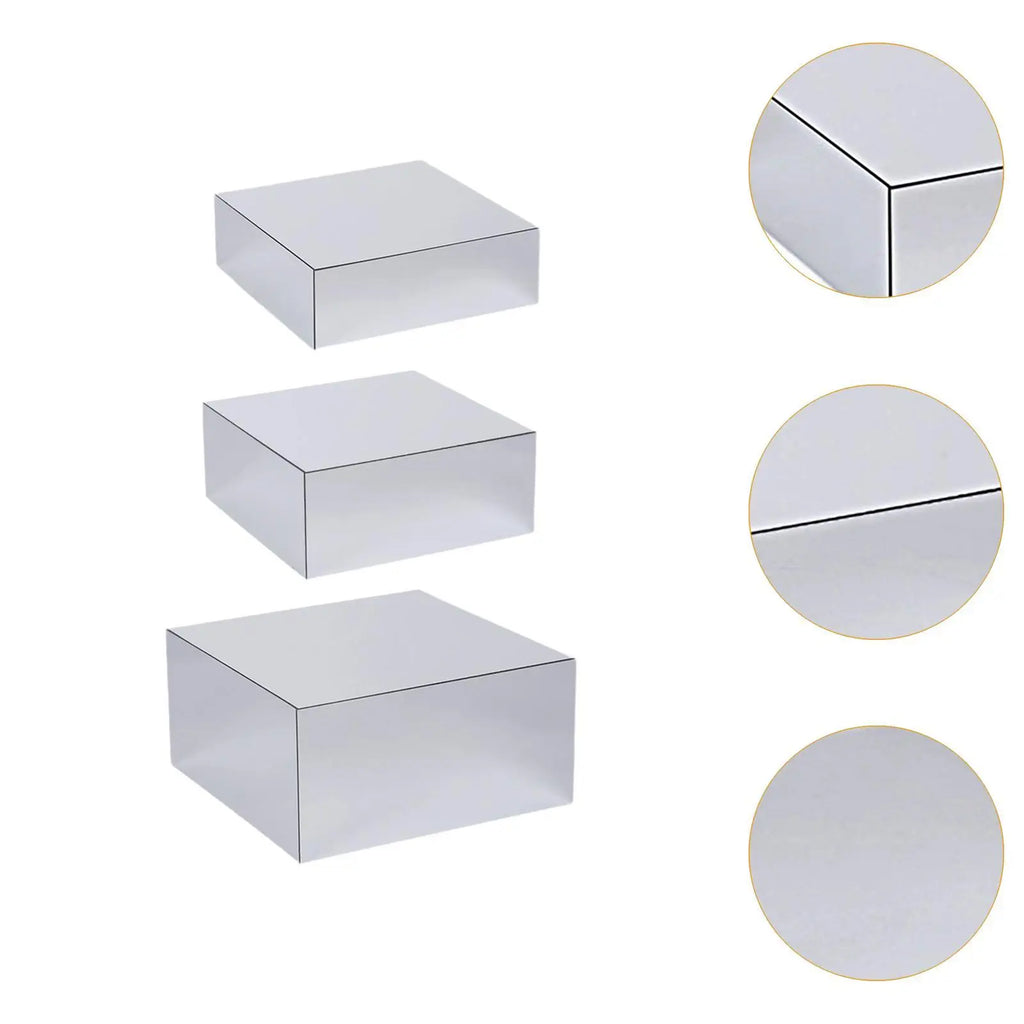 Buffet Risers Decorative Parties Bakery Versatile Mirror Acrylic Cake Zpaxo
