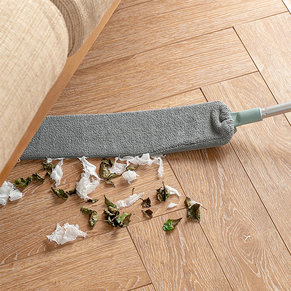 Telescopic Dust Brush with Extension Long Handle Gap Sofa Bed Furniture Bottom Dust Cleaner Household Cleaning Tools Zpaxo