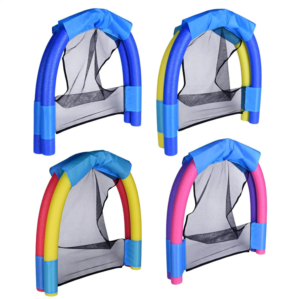 Inflatable Double Layer Floating Chair Ergonomic Backrest Pool Lounge