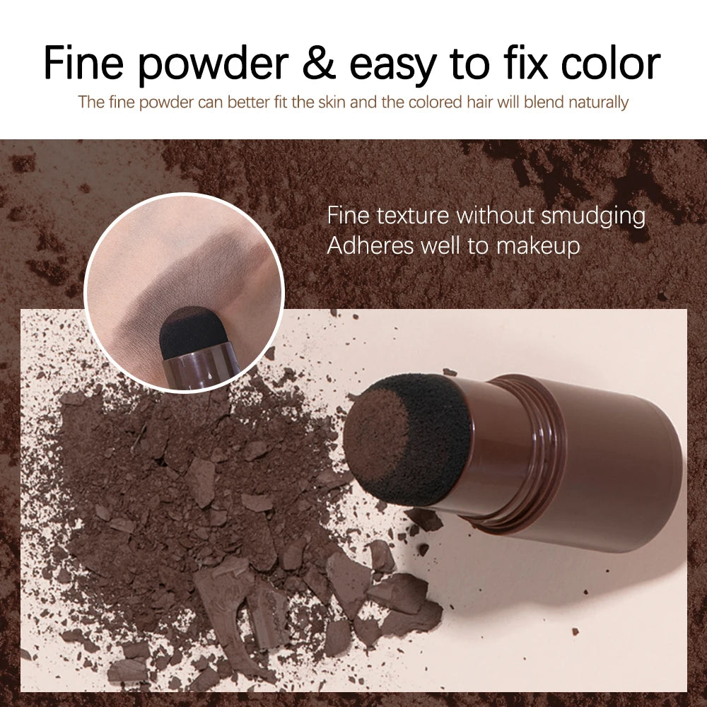 Waterproof Sweat-proof Hairline Powder Long Lasting Natural Hair Shadow Forehead Hair Gaps Coverage Makeup Zpaxo