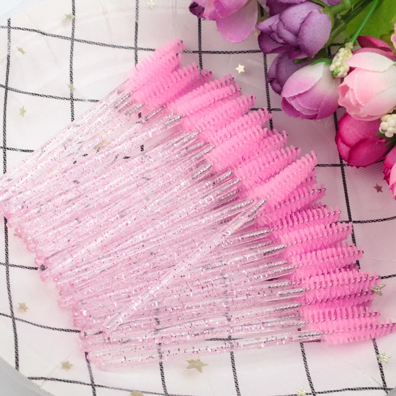 5 Eye Lash Brushes Eyebrow Brush False Eyelashes Extension Tools