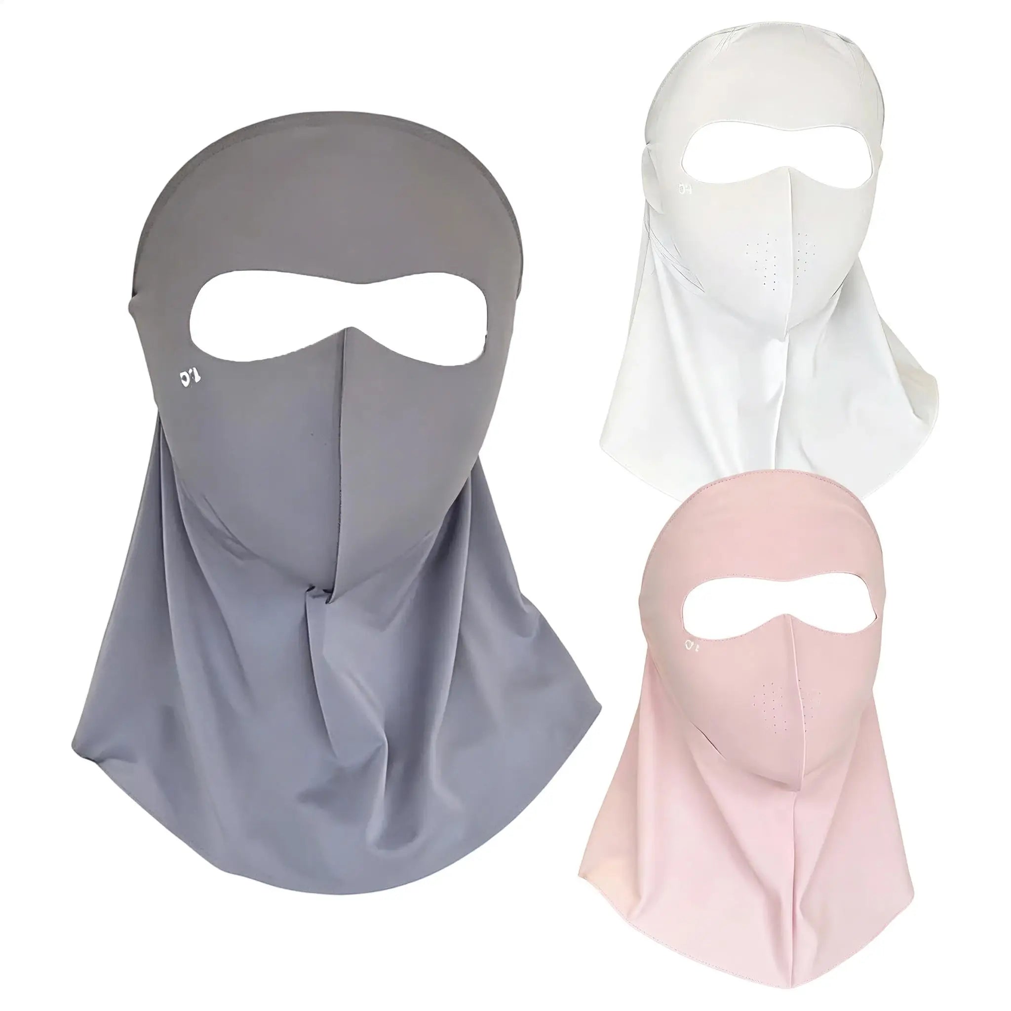 UPF 50+ Ice Silk Sun Face Mask – UV & Neck Protection UV Protection Face Mask Zpaxo
