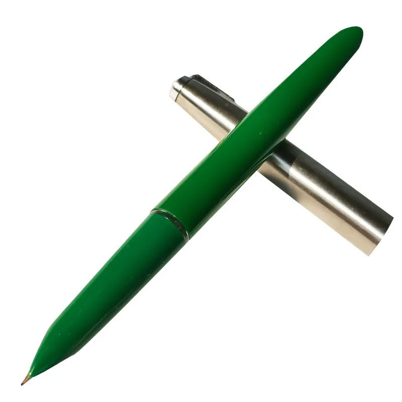 New Old Vintage Youth 717 Fountain Pens Fine Nib Students Writing Stationery Collection Using the 1990s Zpaxo green F