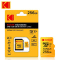 Kodak Micro SD Card 64GB 32GB Memory Card 512GB 256GB 128GB MicroSDXC Class10 SD Memory Card 100MB/s Original TF Flash Card U3 Zpaxo 256GB