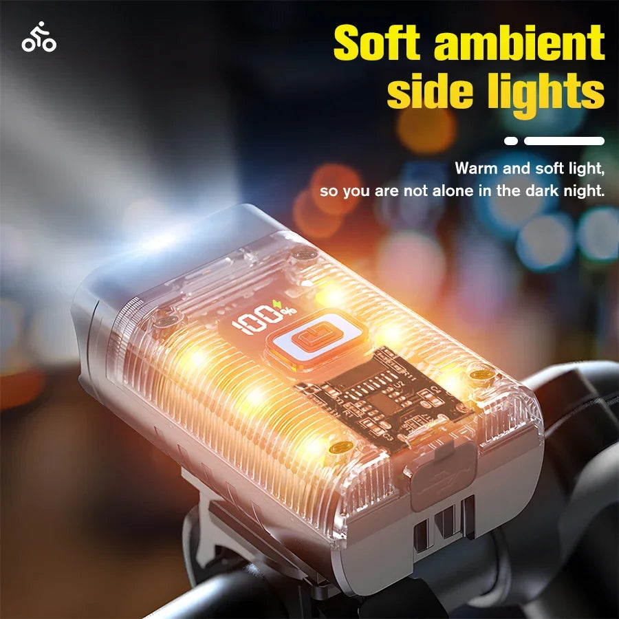 KDULIT 1000LM T6 LED Bike Headlight – USB-C Rechargeable MTB Bike Headlight Zpaxo