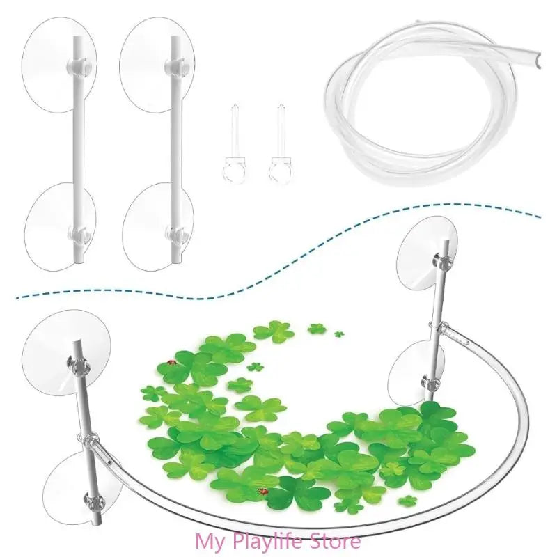 Suction Cup Floating Plant Corral Plants Fence Fish Tank Habitat