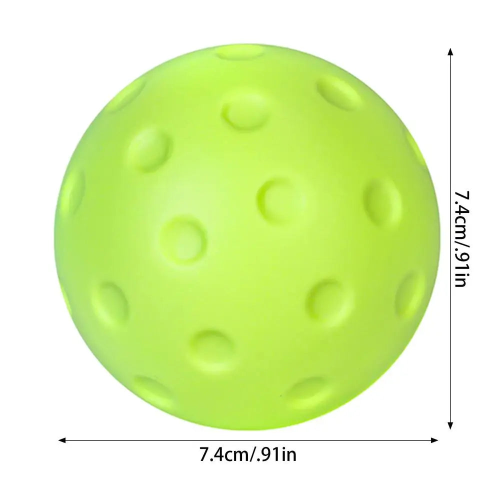 Silent Indoor Pickleball Practice Ball – PU Foam Training Ball Pickleball Training Ball Zpaxo Green 1PC