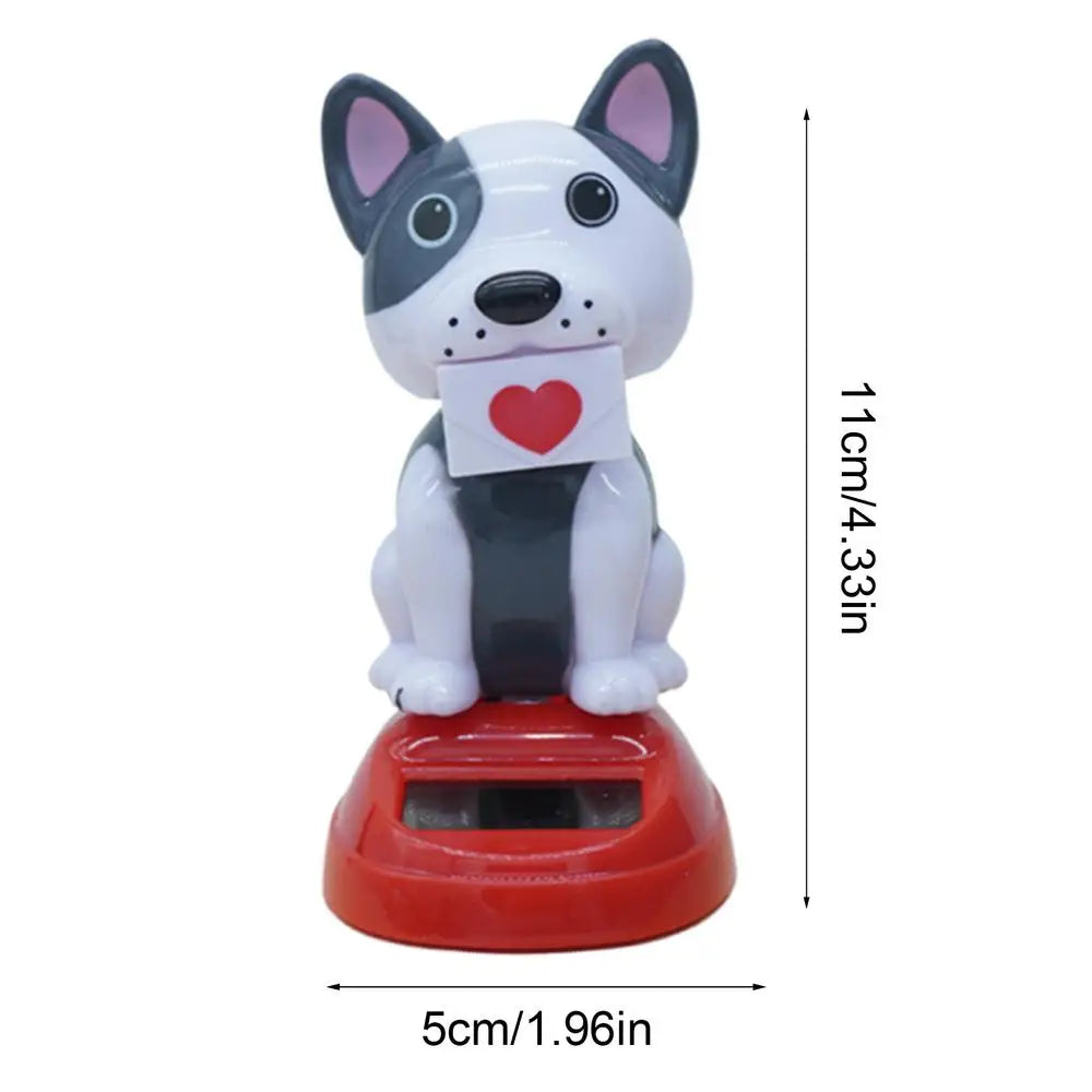 Solar Dancing Animal Bobblehead – Car Dashboard Decor Toy Solar Bobblehead Toy Zpaxo dog 1